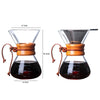 Hand Coffee Pot Drip Vintage Set Thickened Bamboo Glass Coffee Pot Coffee Filter Cup Utensil Pot